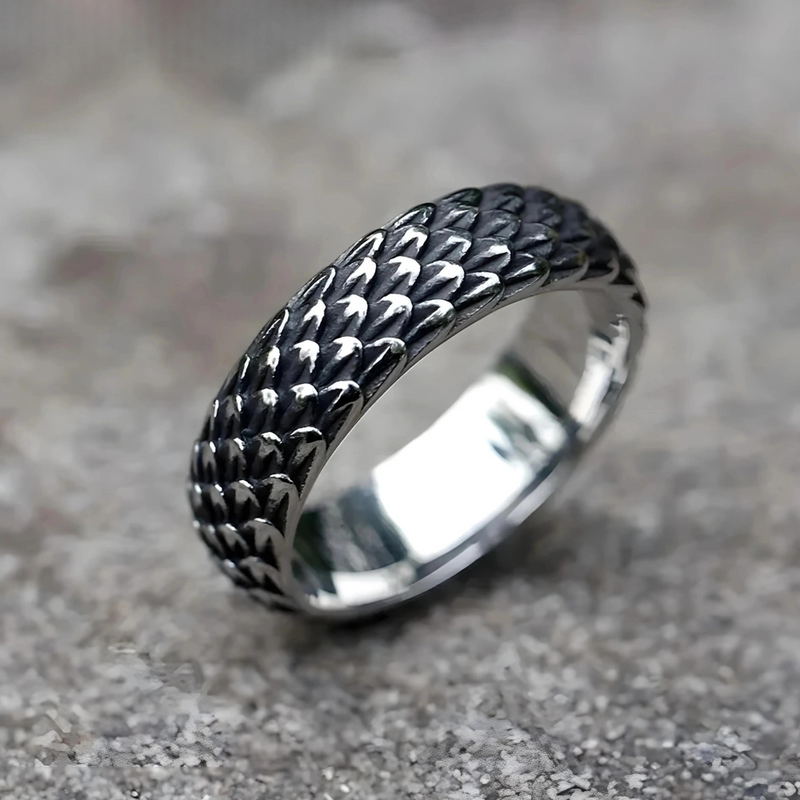 Silver ring | Dragon's tail