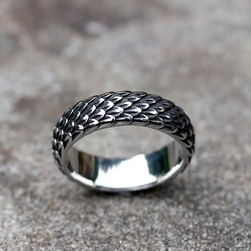 Silver ring | Dragon's tail