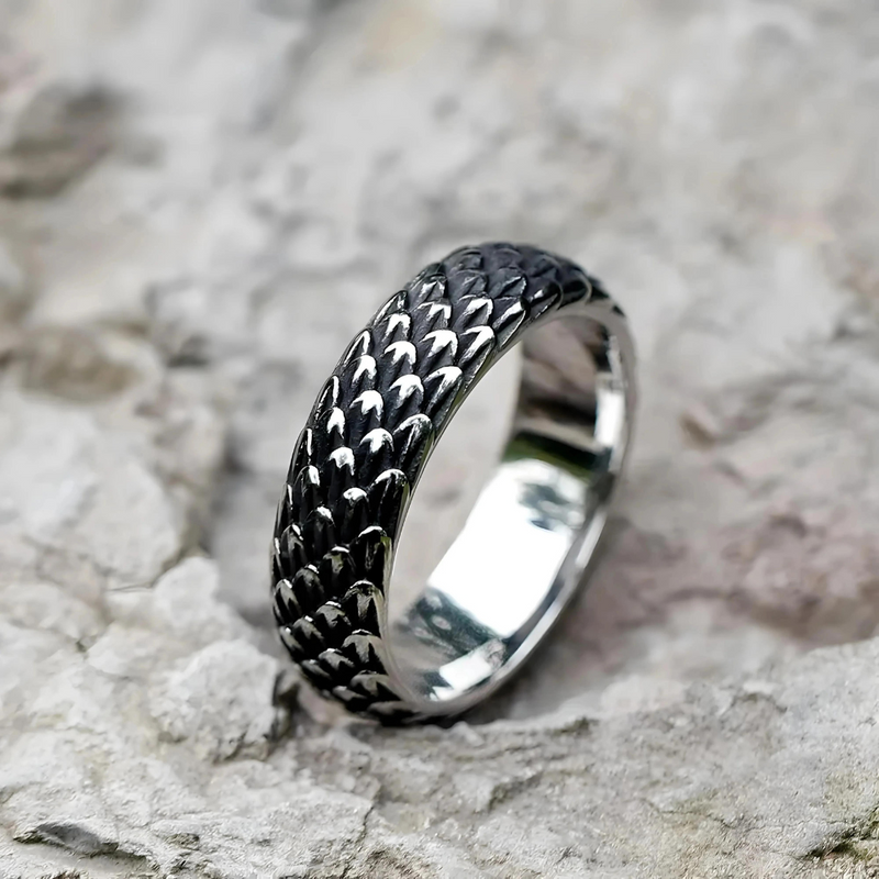 Silver ring | Dragon's tail