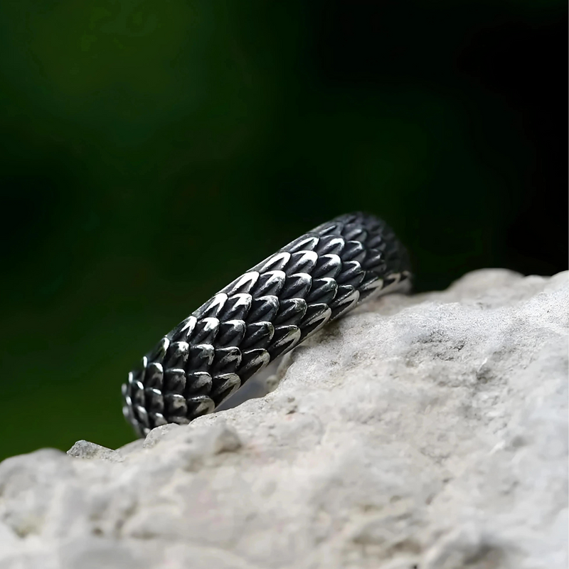 Silver ring | Dragon's tail