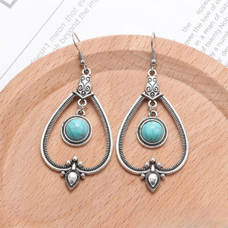 Silver Teardrop Earrings | Hannah