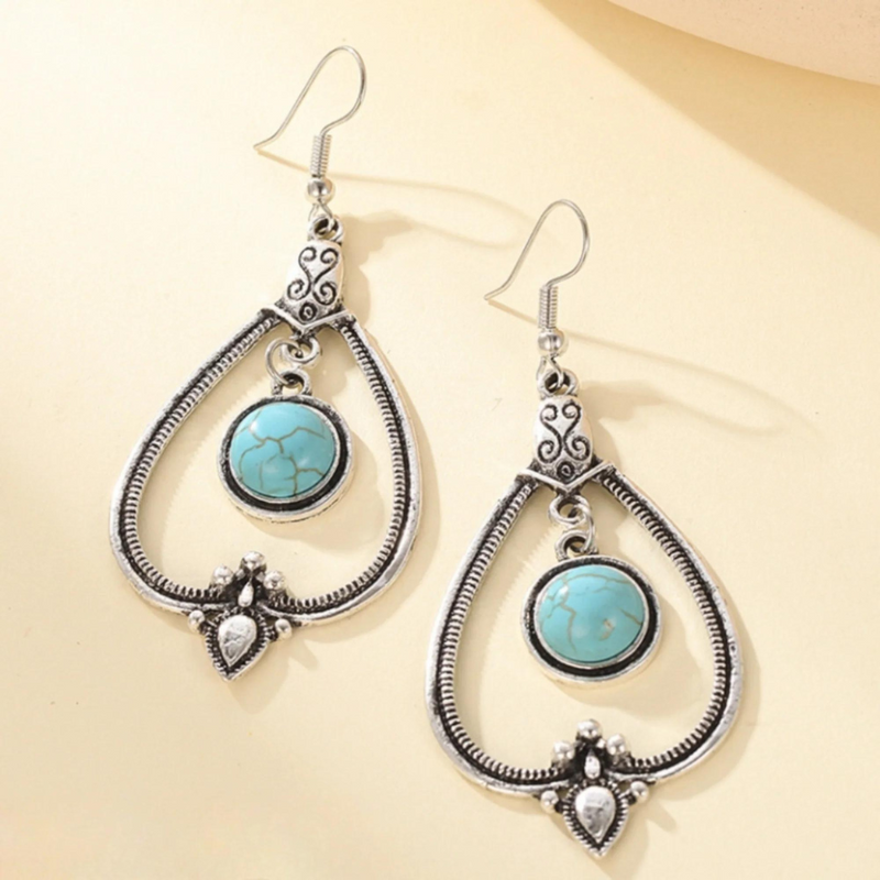 Silver Teardrop Earrings | Hannah