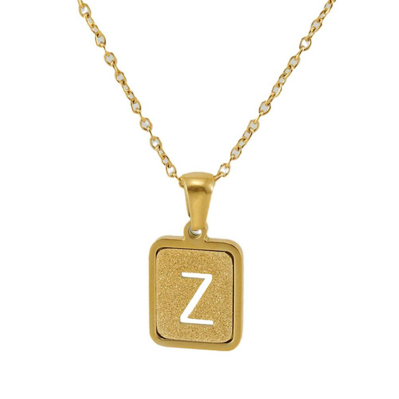Gold letter necklace | Willow