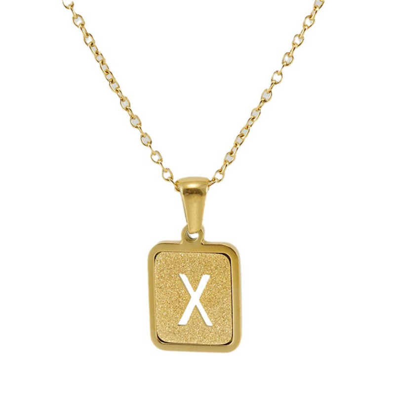 Gold letter necklace | Willow