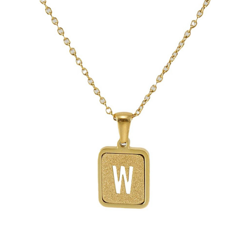 Gold letter necklace | Willow
