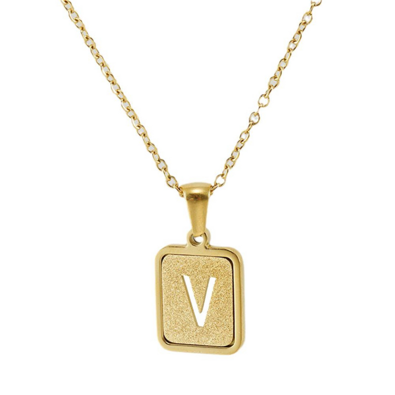 Gold letter necklace | Willow