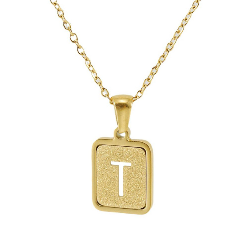 Gold letter necklace | Willow
