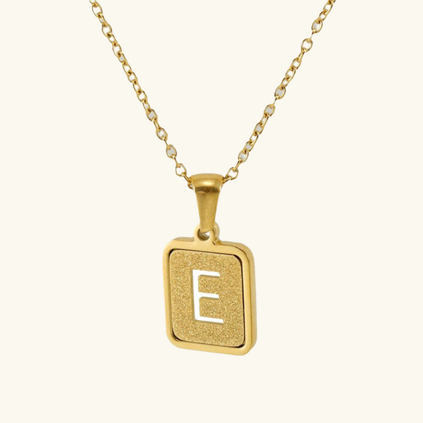 Gold letter necklace | Willow