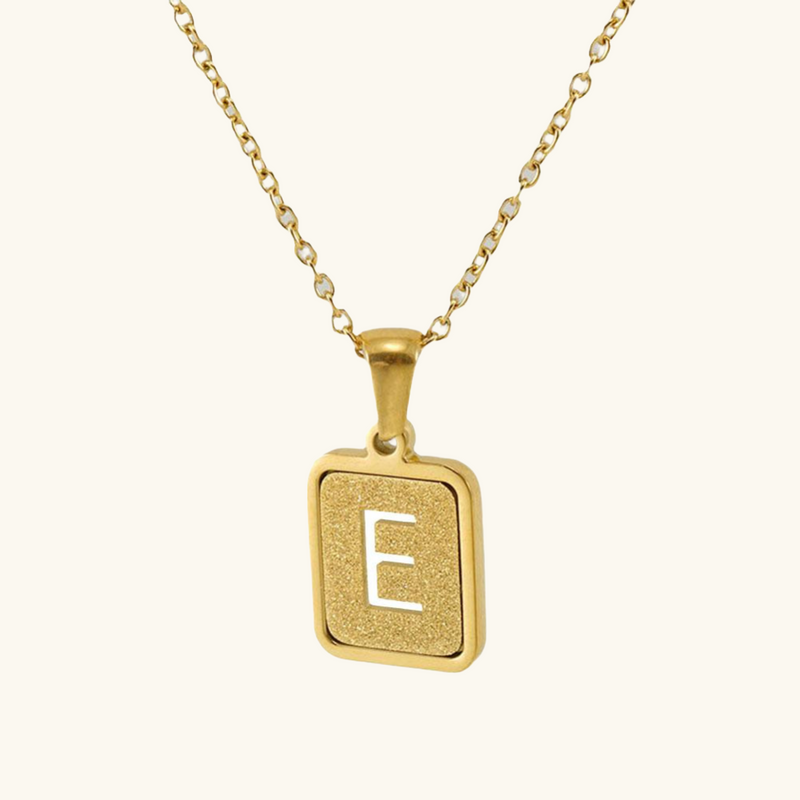 Gold letter necklace | Willow