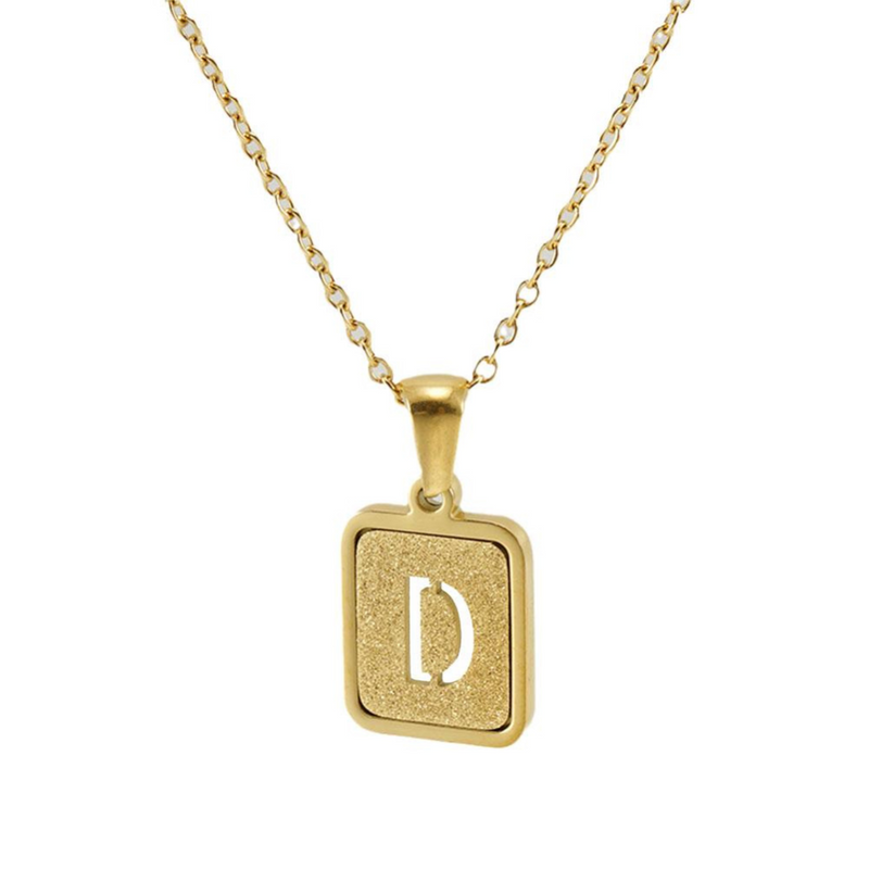 Gold letter necklace | Willow