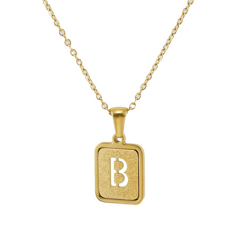 Gold letter necklace | Willow
