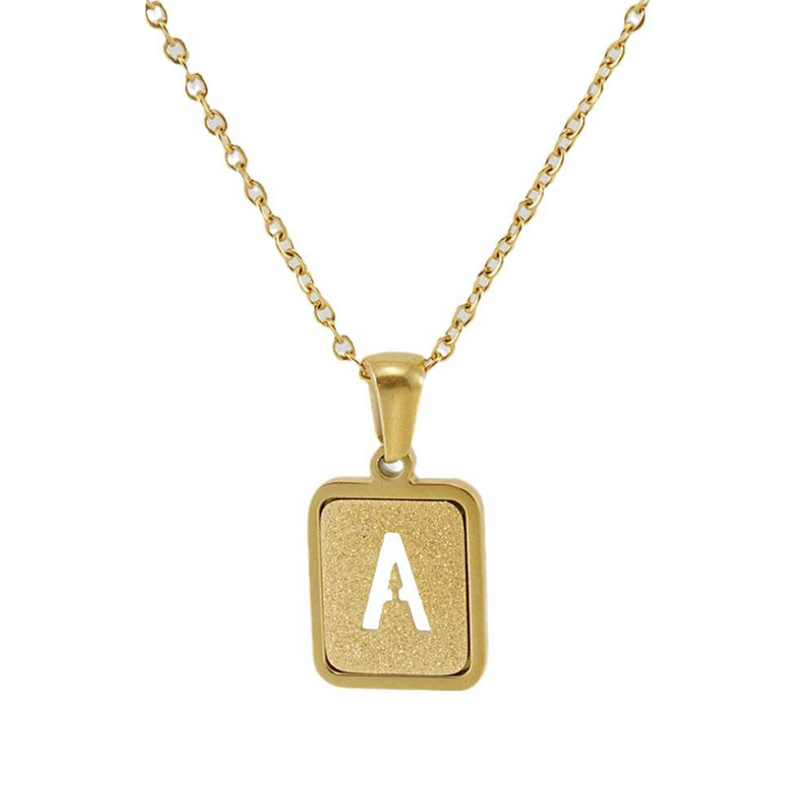 Gold letter necklace | Willow