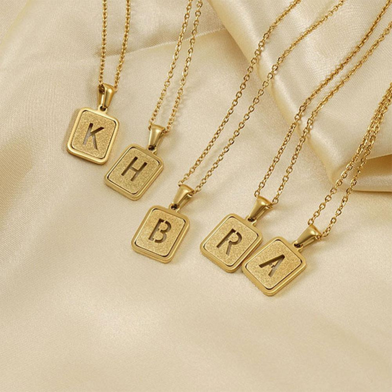 Gold letter necklace | Willow