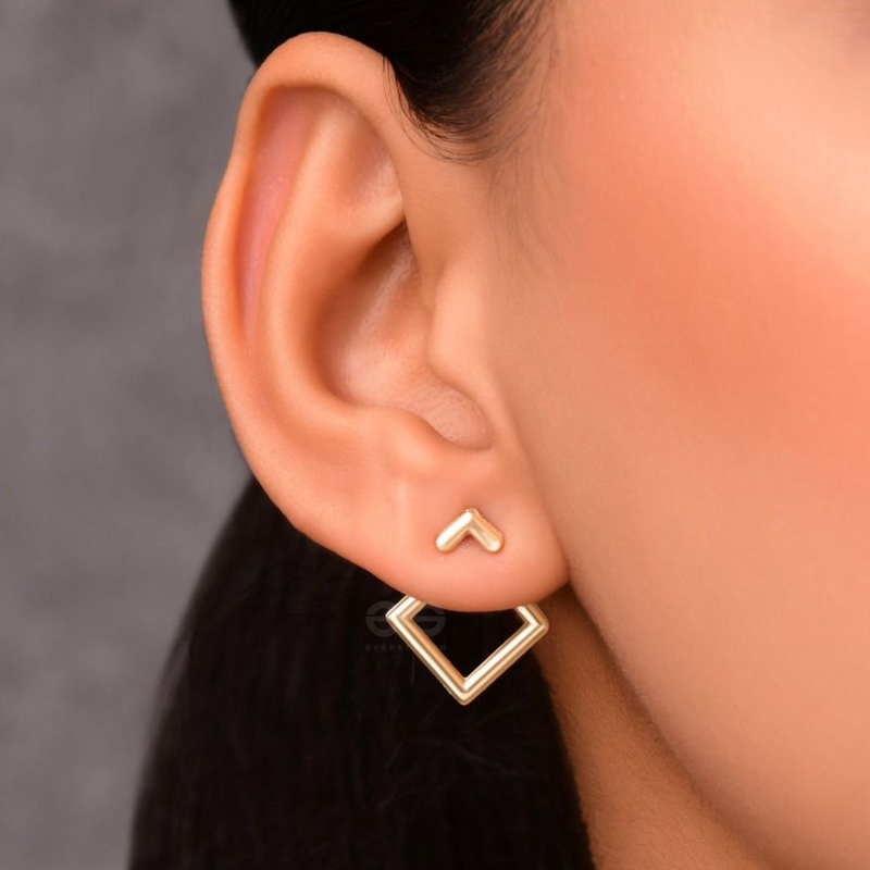 Gold Shapes Earrings | Lu