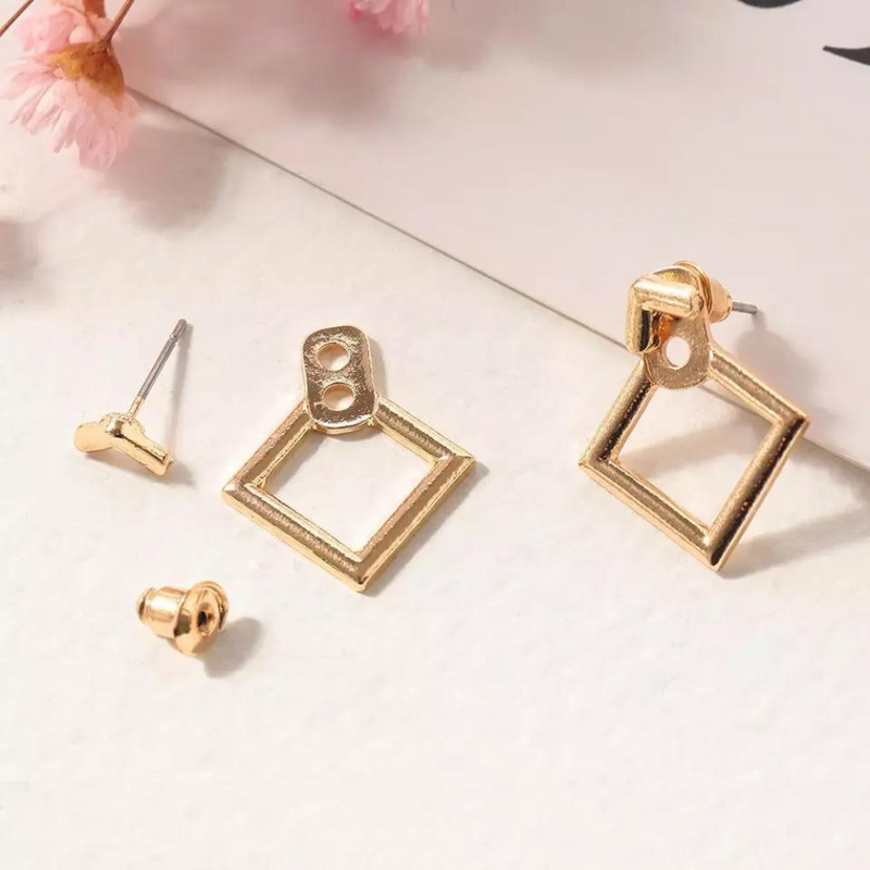 Gold Shapes Earrings | Lu
