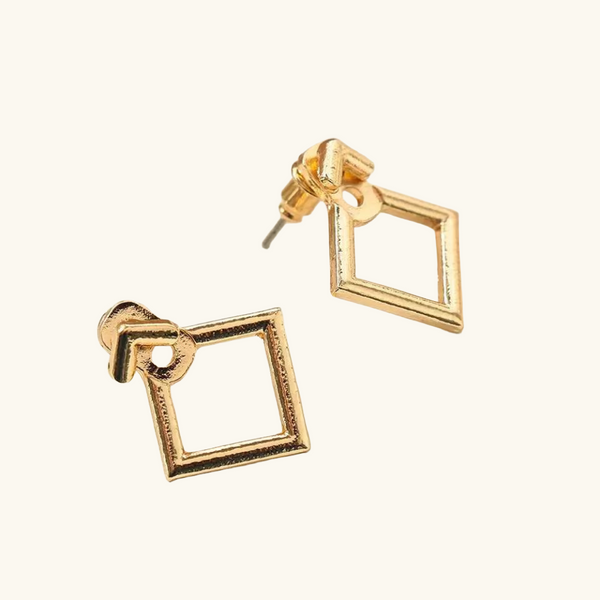 Gold Shapes Earrings | Lu