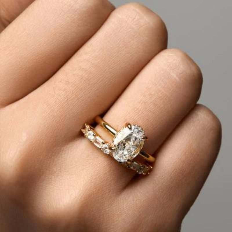Gold diamond ring | Tiffany