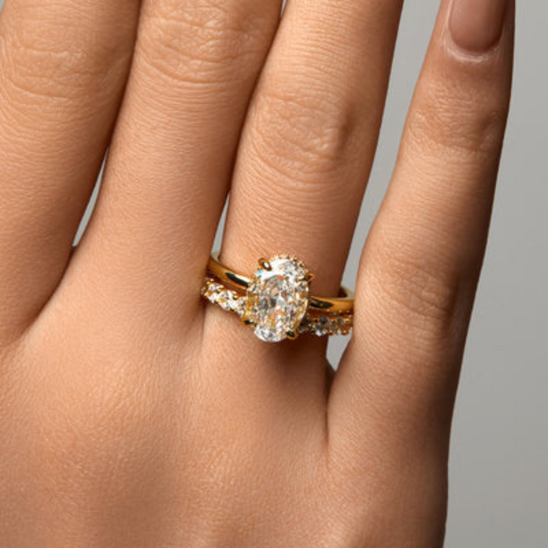 Gold diamond ring | Tiffany