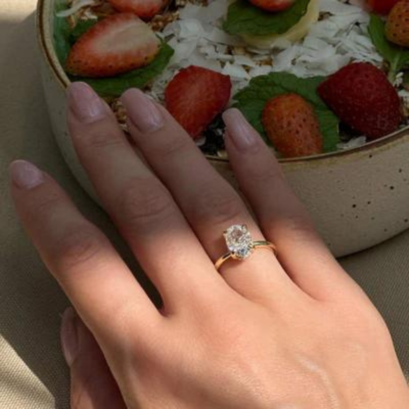 Gold diamond ring | Tiffany