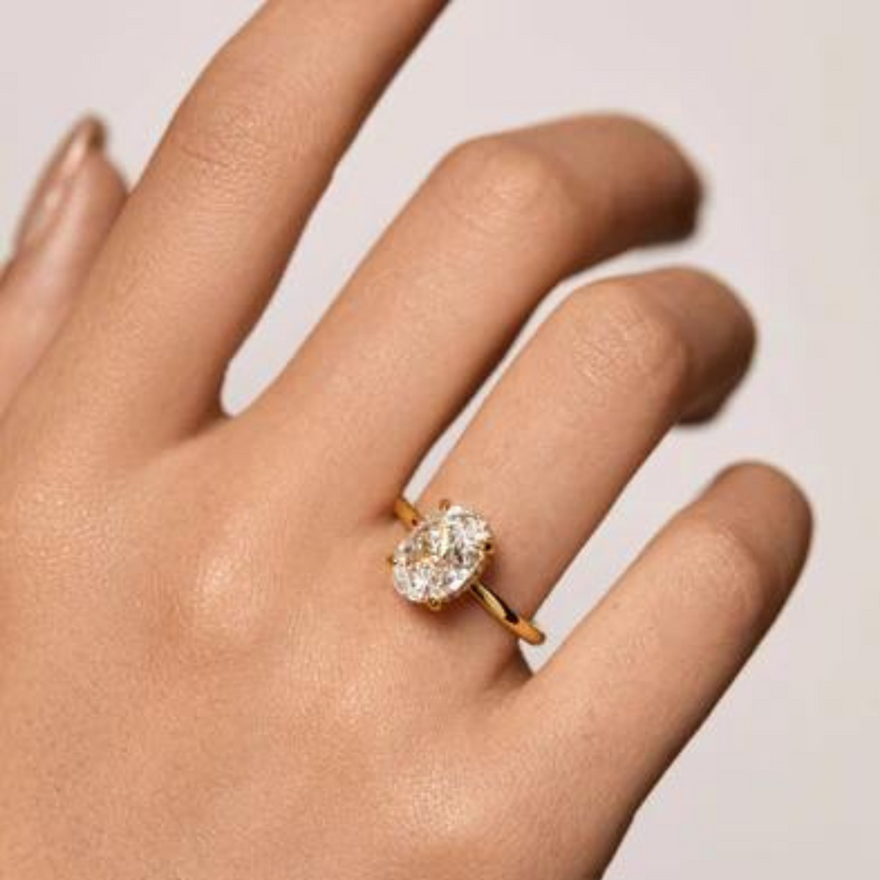 Gold diamond ring | Tiffany
