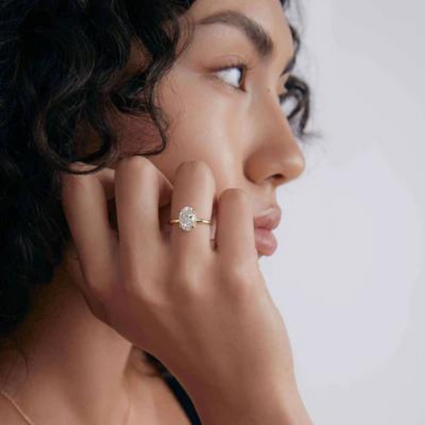 Gold diamond ring | Tiffany
