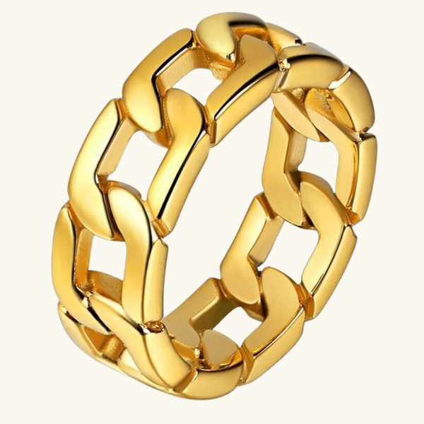 Gold Link Ring | Johnny