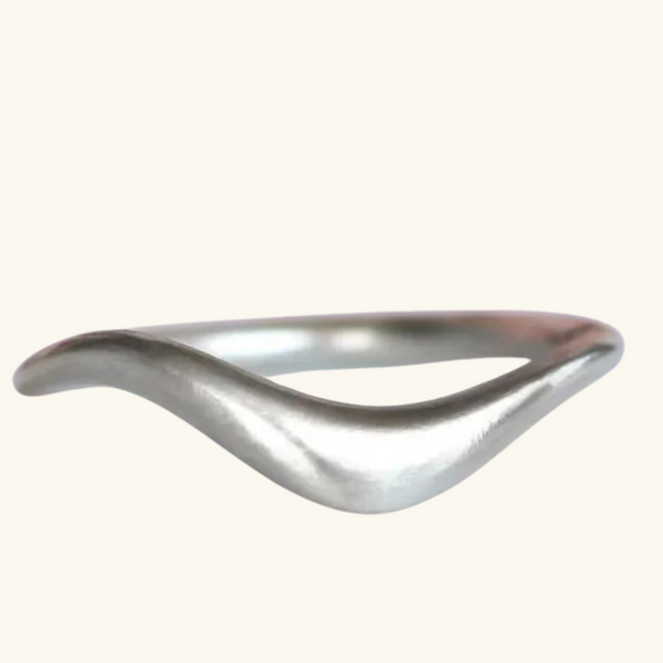 Asymmetric Silver Ring | Gaia