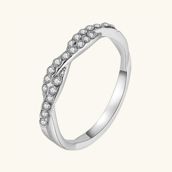 Silver and Diamond Ring | Maya