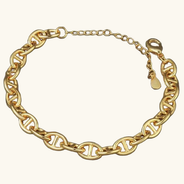 Gold Link Bracelet | Mary