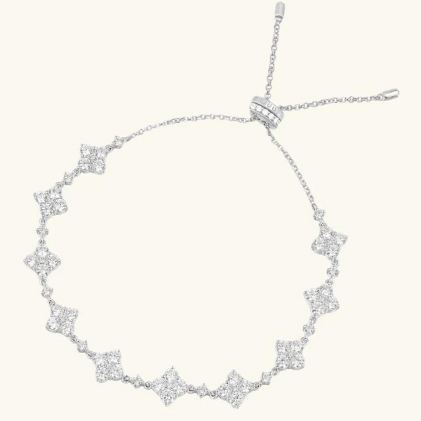 Silver clover bracelet | Elizabeth