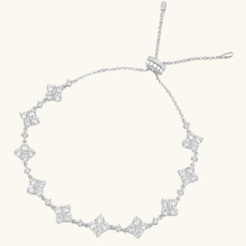 Silver clover bracelet | Elizabeth