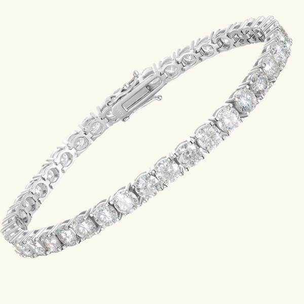 Tennis bracelet in silver | Lisa
