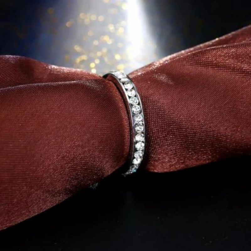 Silver Zircon Ring | Lily
