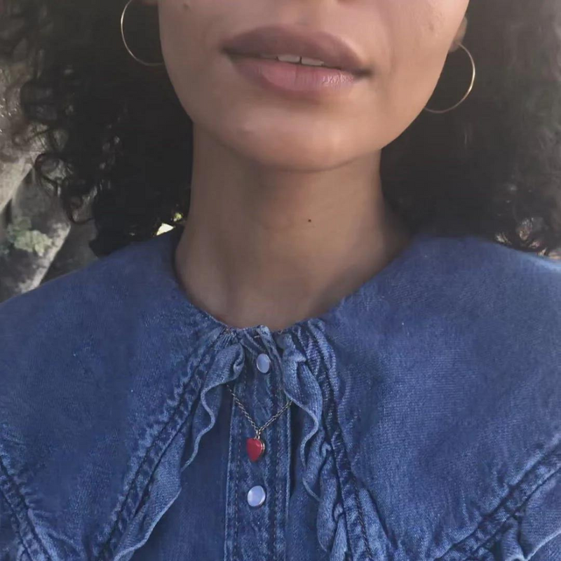 Gold Heart Necklace | Eva