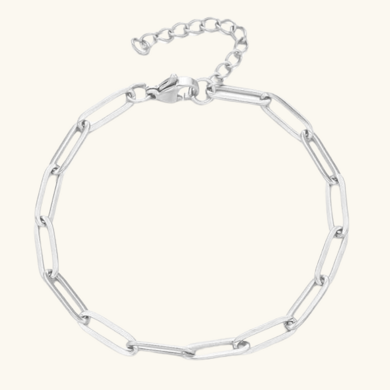 Adel silver link bracelet