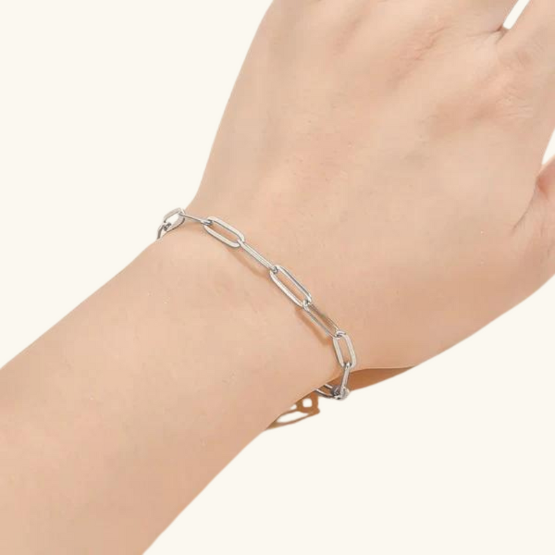 Adel silver link bracelet