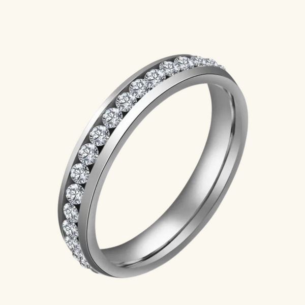Silver Zircon Ring | Lily