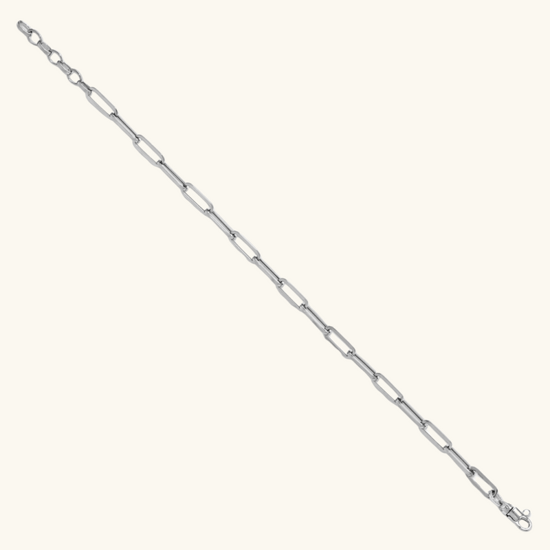 Adel silver link bracelet
