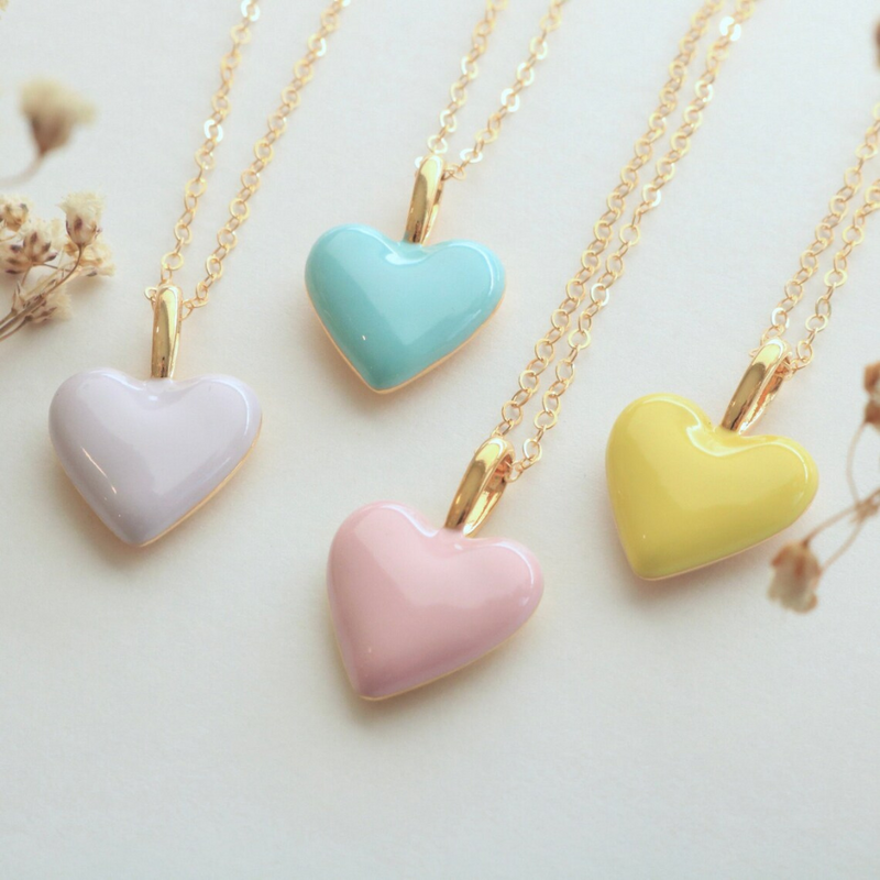 Gold Heart Necklace | Eva