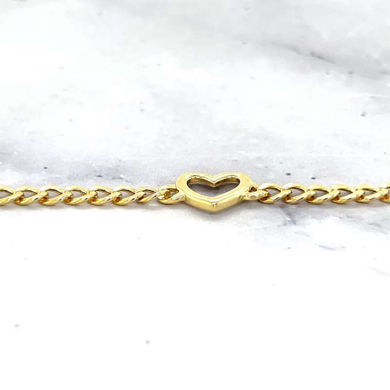 Gold Heart Bracelet | Beatrice