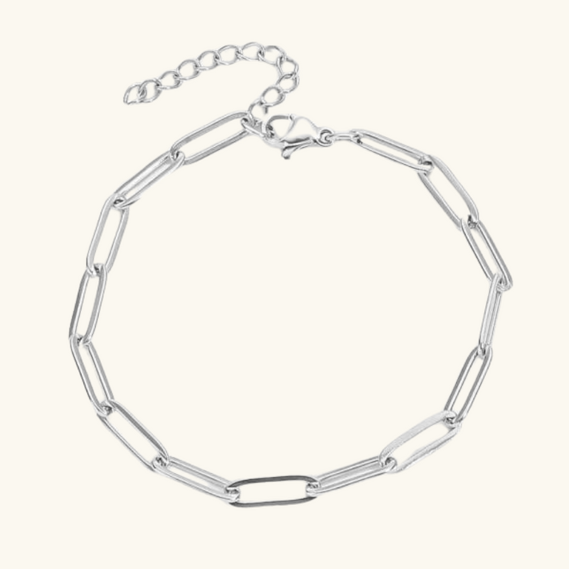 Adel silver link bracelet