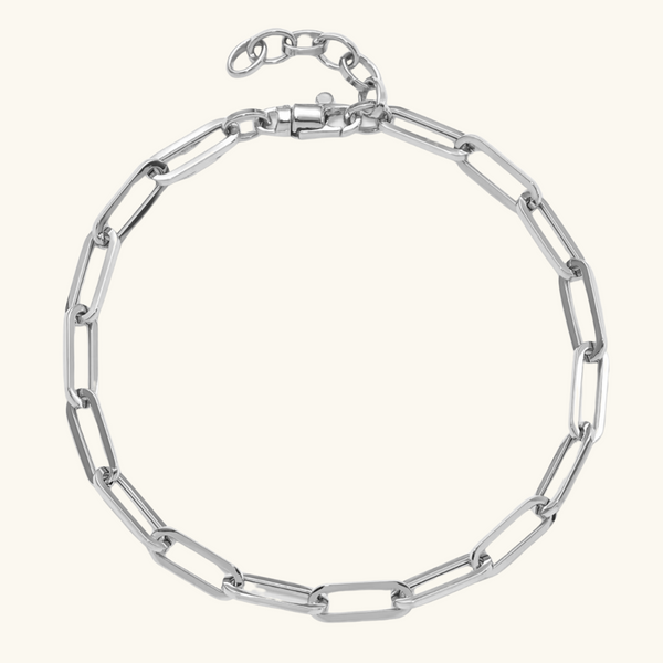 Adel silver link bracelet