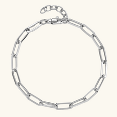Adel silver link bracelet