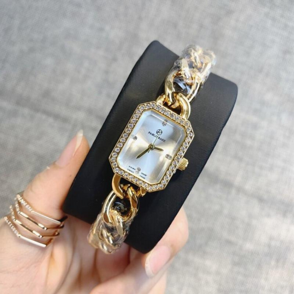 Gold link watch | Allison
