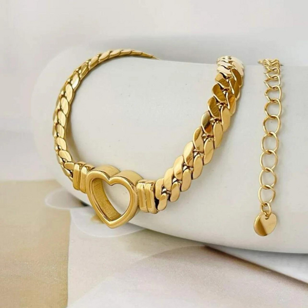 Gold Heart Bracelet | Beatrice