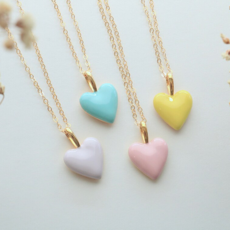 Gold Heart Necklace | Eva