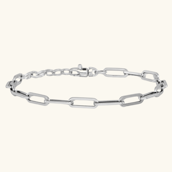 Adel silver link bracelet