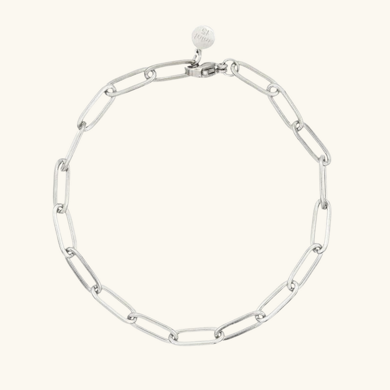Adel silver link bracelet