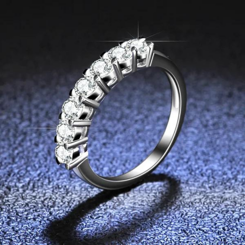 Silver Diamond Ring | Maria