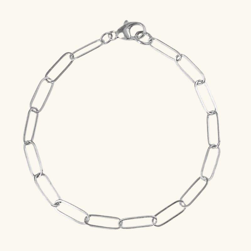 Adel silver link bracelet